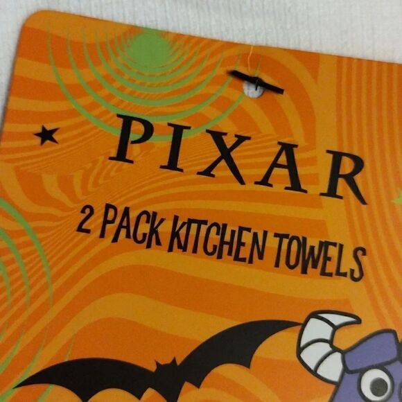 Disney Pixar Monsters Inc Happy Haunting 2 Pack Kitchen Towels - Picture 8 of 13
